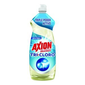 Jabón liquido para trastes axion tricloro 640 ml.
