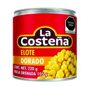 Elote dorado la costeña 220 g.