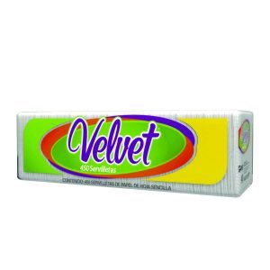 Servilletas velvet 450 servilletas.
