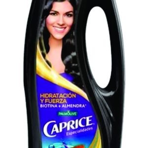 Shampoo caprice hidratacion y fuerza biotina + almendra 750 ml.