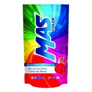 Detergente liquido mas color 415 ml.