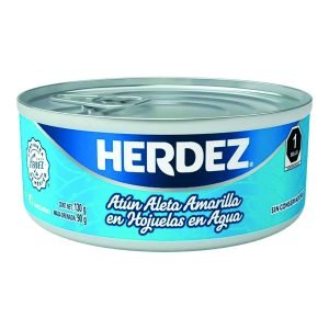 Atún herdez en agua 130 g.