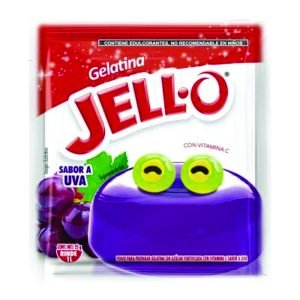 Gelatina jello  sabor uva 25 g.