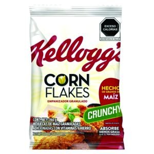 Empanizador granulado corn flakes kelloggs 160 g.