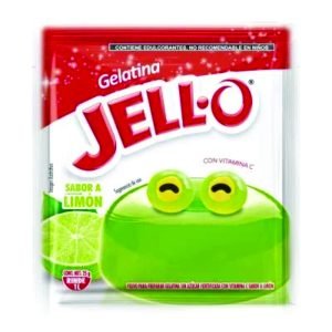 Gelatina jello  sabor limon 25 g.