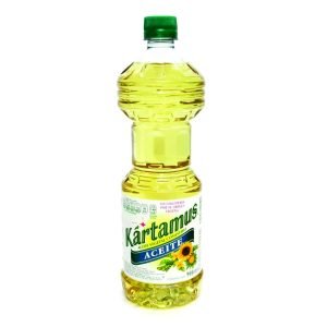 Aceite vegetal comestible kartamus 900 ml.