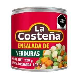 Ensalada de verduras la costeña 220 g.