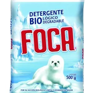 Detergente en polvo foca 500 g.