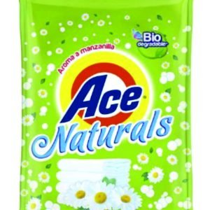 Detergente en polvo ace naturals aroma a manzanilla 500 g.