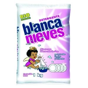 Detergente en polvo blanca nieves multiusos 1 kg.