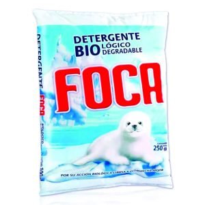 Detergente en polvo foca 250 g.