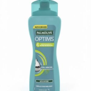Palmolive Optims 4 Acondicionamiento Extra Intensivo, Vital Keratina, Shampoo 2 en 1, Cont. Net. 1 L