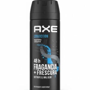 Axe Conviction Black Pepper & Eucaliptus, 48h Fragancia + Frescura, Desodorante Bodyspray, Cont. 150 ml (97 g)
