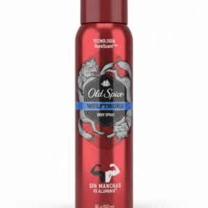Old Spice Wolfthorn Body Spray, 0% Aluminio, 96 g / 150 ml
