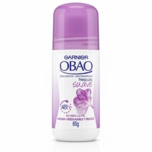 GARNIER OBAO Frescura suave, Desodorante + Antitranspirante Roll-On, 48h, 65g