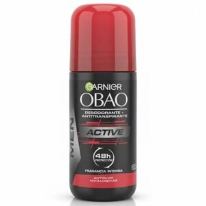 GARNIER OBAO MEN Active, Desodorante + Antitranspirante Roll-On, 48h, 65g