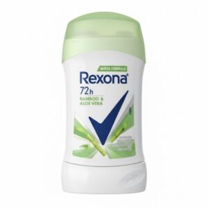 REXONA Bamboo & Aloe Vera, Desodorante en barra, 72h, Cantidad Neta no visible