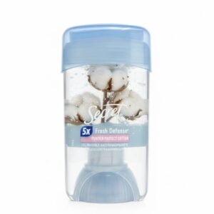 Secret 5x Fresh Defense+ Powder Protect Cotton Gel Invisible Antitranspirante Aplicación Transparente, 45 g