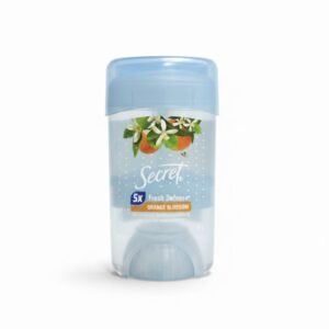Secret 5x Fresh Defense+ Orange Blossom Gel Invisible Antitranspirante Aplicación Transparente, 45 g
