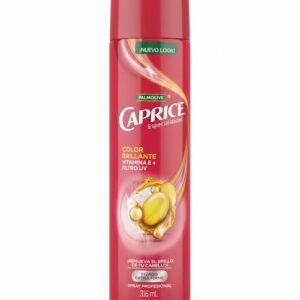 Palmolive Caprice Especialidades Spray Profesional Fijado Extra Firme Color Brillante Vitamina E + Filtro UV 316 ml