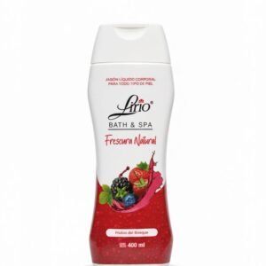 Lirio Bath & Spa Jabón líquido corporal Frescura Natural Frutos del Bosque 400 ml