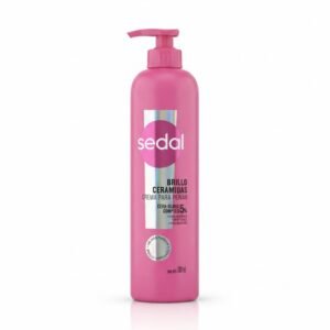 Sedal Crema para peinar Brillo Ceramidas Cera-Gloss Complex 5% (Ceramidas, Retinol y Colágeno). Cont. Neto 300 ml