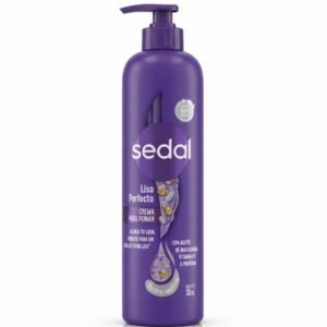 Sedal Crema para peinar Liso Perfecto (Aceite de macadamia, Vitamina C y Proteína) Hydra-Active. Cont. Neto 300 ml