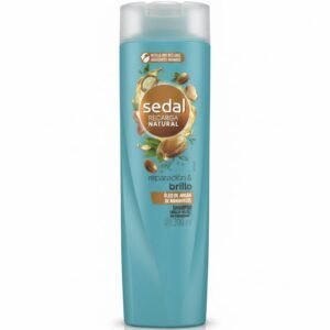 Sedal Shampoo Recarga Natural Reparación & Brillo (Óleo de Argán de Marruecos) Cabello sin sal, sin parabenos. Cont. Neto 300 ml