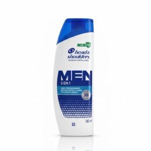 Head & Shoulders MEN 3 EN 1, Shampoo Control Caspa, 180 ml
