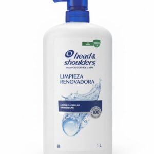 Head & Shoulders, Shampoo Control Caspa Limpieza Renovadora, 1 L