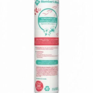Member's Mark, Almohadillas Desmaquillantes Algodón Absorbente, 100 Piezas