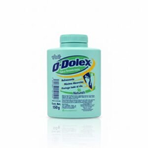 O-Dolex Talco Desodorante, Refrescante, Máxima Absorción, Naturals. Cont. Net. 150 g