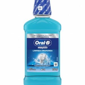 Oral-B Complete Limpieza Profunda - Enjuague Bucal con Flúor, Zero Alcohol, Menta Refrescante, 4 en 1. 250 ml