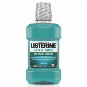 Listerine Cool Mint Enjuague Bucal Frescura Intensa, Menta, 250 ml