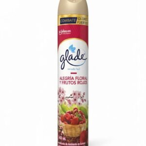 Glade Aromatizante de Ambiente en Aerosol, Alegría Floral y Frutos Rojos, 400 ml
