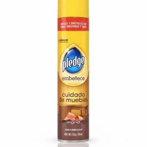Pledge Cuidado de Muebles Original, Lustrador de Muebles en Aerosol, 333 g / 370 mL