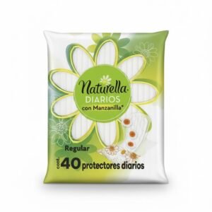 Naturella Diarios con Manzanilla, Protectores Diarios Regulares, Cont. 40