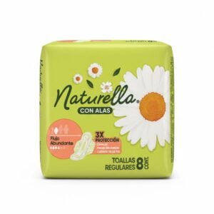 Naturella Nocturna, Toallas Extra Largas (Flujo Súper Abundante, Fibras Orgánicas), Cont. 8