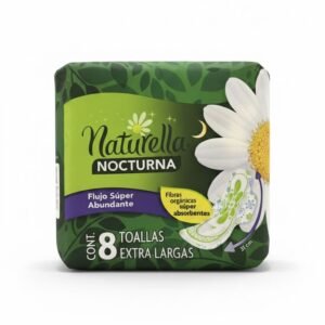 Naturella con Alas, Toallas Regulares (Flujo Abundante, 3X Protección, Fibras Orgánicas), Cont. 8